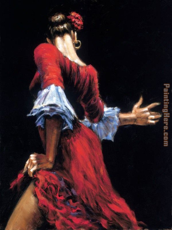Flamenco Dancer II painting - Flamenco Dancer Flamenco Dancer II art painting